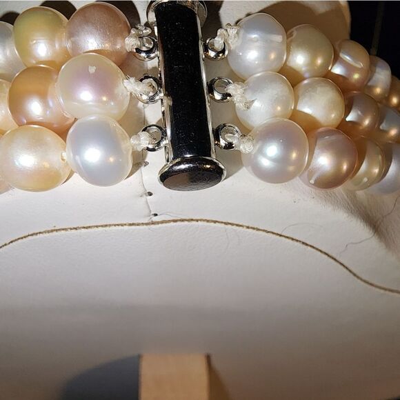 ELEGANT MULTI STRAND MULTI COLOR EXCELLENT VTG  18",19",22" FOR 1,2,3RD STRAND - Picture 6 of 6